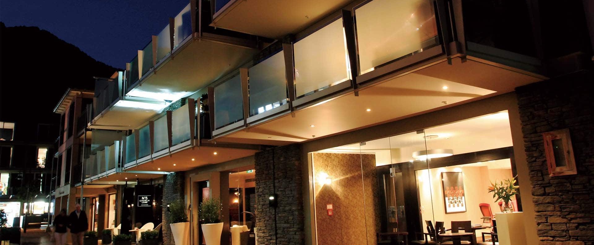 Glass balustrades, frameless glass entry doors, glass shopfront